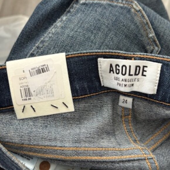 NWT AGOLDE Sophie Hi-Rise DS size 24 - Picture 5 of 5